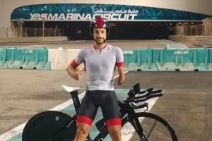 Jairo Ruiz en el circuito de Yas Marina en los Emiratos Árabes.