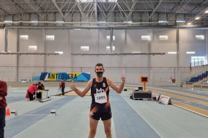Federico Sáez en el Campeonato de Andalucía.