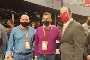 Teruel, en el centro, participó este fin de semana en el Congreso celebrado en Torremolinos.