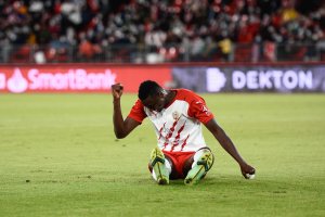 Enfadado por no marcar ante el Burgos.