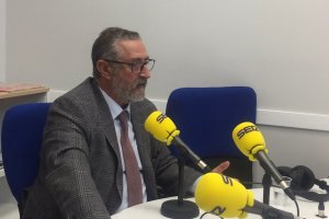 El alcalde de Albox, Francisco Torrecillas, durante una entrevista en la SER.
