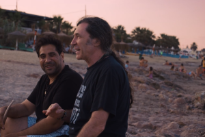 Niño Josele y Jorge Pardo en Mojácar, en un momento del documental de Trance, del almeriense Emilio Belmonte.