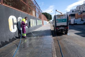 Limpieza del bario El Puche.