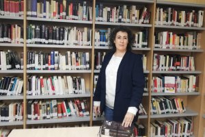 La directora de la Biblioteca de Tabernas.