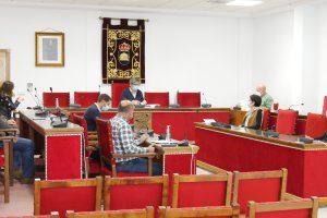 Salón de Plenos del Ayuntamiento de Adra.