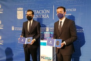 Álvaro Izquierdo, diputado de Hacienda, y Javier Aureliano García, presidente de Diputación.