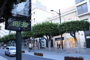 Zona comercial del Paseo de Almería