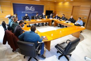 Desarrollo de la Junta Local de Seguridad en El Ejido.