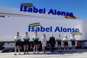 Presentación del nuevo equipo ciclista.