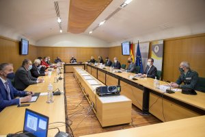 Presentación de la estrategia nacional contra la marihuana, este martes en Madrid