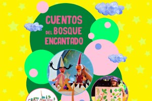 Cartel del cuentacuentos \'Cuentos del Bosque Encantado\' que será en El Tintero.