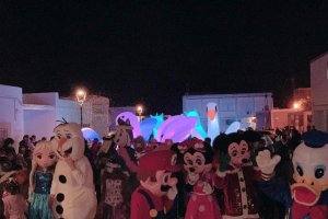 Imagen del pasacalles en Campohermoso.