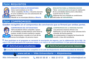 PAM: Programa de Alojamiento con Mayores de la Universidad de Almería.