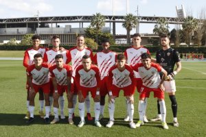 Once del Almería B ante el Torremolinos.