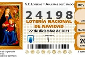 24198, cuarto de los quintos premios del Sorteo de Navidad.