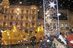 Imagen de archivo de la última Cabalgata de Reyes celebrada en la capital.