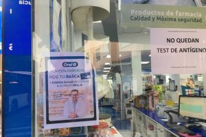 Los test de antígenos se han agotado en las farmacias.