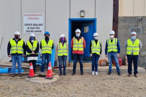 Técnicos y representantes de la Mancomunidad.