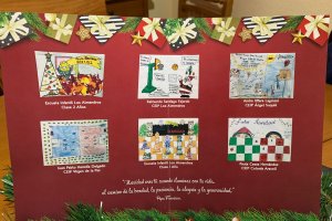 Las tarjetas navideñas de la EDM Padre Huelin.