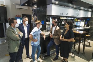 Visita a empresas beneficiarias en Olula del Río.