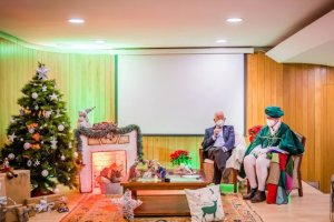 Amat durante la presentación de la programación navideña de 2021.