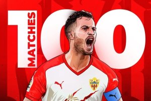 Lazo Centenario en el Almería.