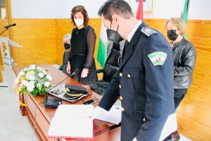 Juramento del cargo de Diego Muñoz.