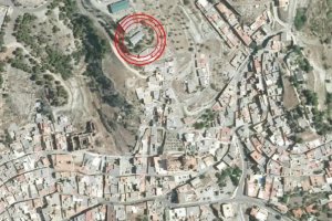 Ubicación propuesta para la nueva infraestructura en Laujar de Andarax