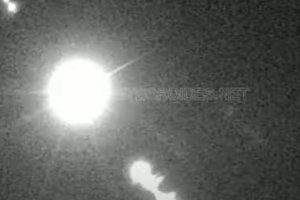 Imagen de la bola de fuego compartida por meteoroides.net.