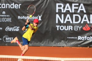 El jugador roquetero en acción.