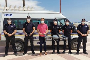 Imagen de archivo de agentes de la Policía veratense.