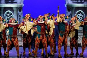 Imagen de una de las actuaciones de la comparsa de Tino Tovar