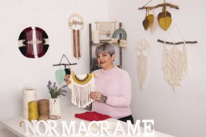 Virginia Pérez, creadora de Nor Macramé.
