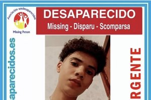 El cartel publicado para alertar de la desaparición.