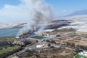 Imagen del INFOCA de la zona incendiada.