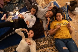 Fotograma del corto ‘Farrucas’, de Ian de la Rosa, con sus cuatro protagonistas.