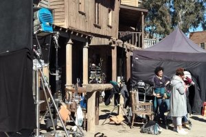 Imagen de archivo de un rodaje en Almería.