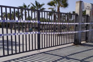 El parque del Andarax, cerrado por presencia de jabalíes.