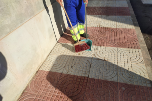 Recogida de excrementos y limpieza urbana.