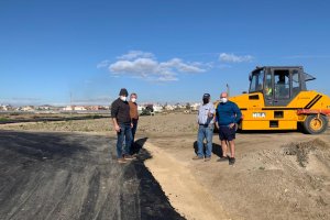 Ejecución de las obras en Cuevas del Almanzora.