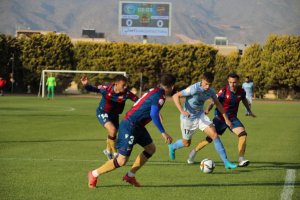 Sergio Pérez en el partido del domingo contra el Atlético Levante.