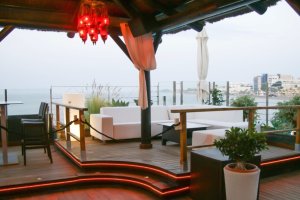 Imagen de archivo de la zona de terraza del edificio de El Bribón de La Habana.