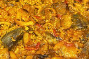 El ‘arroz tradicional’ que le preparó la madre de David Bisbal a su llegada.