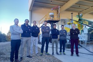 Foto del equipo de investigación de la Escuela Politécnica Superior de Linares de la UJA / Fundación Descubre