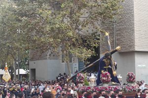 Pasión fue la primera hermandad en salir tras la pandemia.