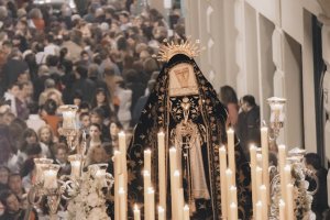 La Soledad es una de las grandes protagonistas del Viernes Santo. Foto de Daniel Pérez.