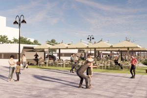 Diseño del Muelle Gourmet de Adra.