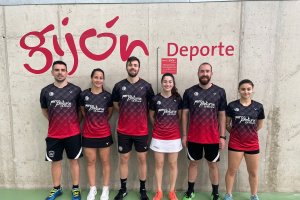 Mercapinturas en la prueba que se celebró en Gijón.