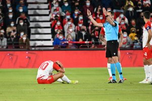 Gorostegui Fernández en el Almería-Burgos de la presente campaña.