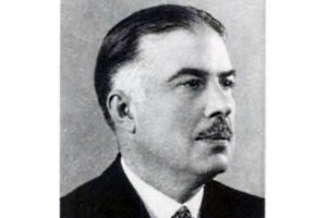 Retrato de José Mayorga Mañas, nacido en la Rambla Alfareros en 1887, que hizo carrera en la banca de Londres.